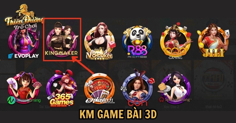 KM Game Bài 3D uy tín